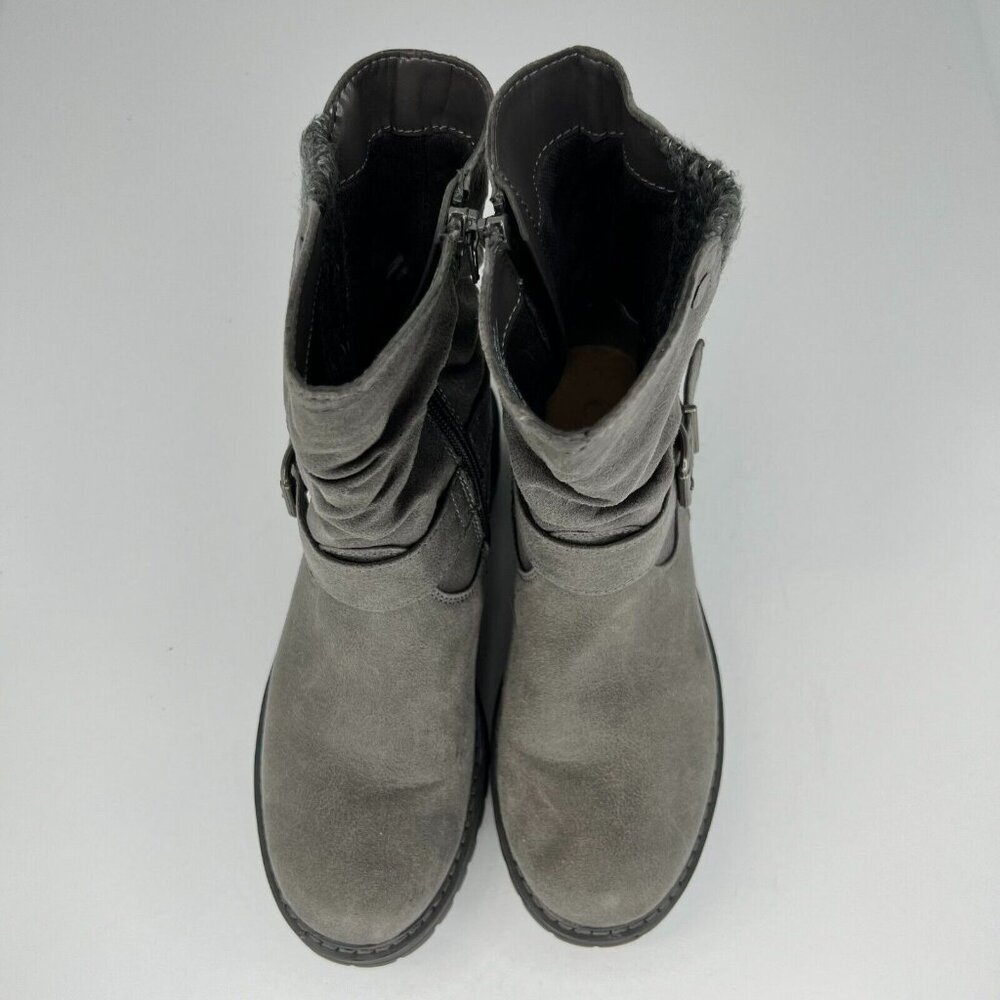 Cliffs by White Mountain Womens C32738 Mingle Mid Calf Buckle Size 6.5M Boots - Picture 4 of 9